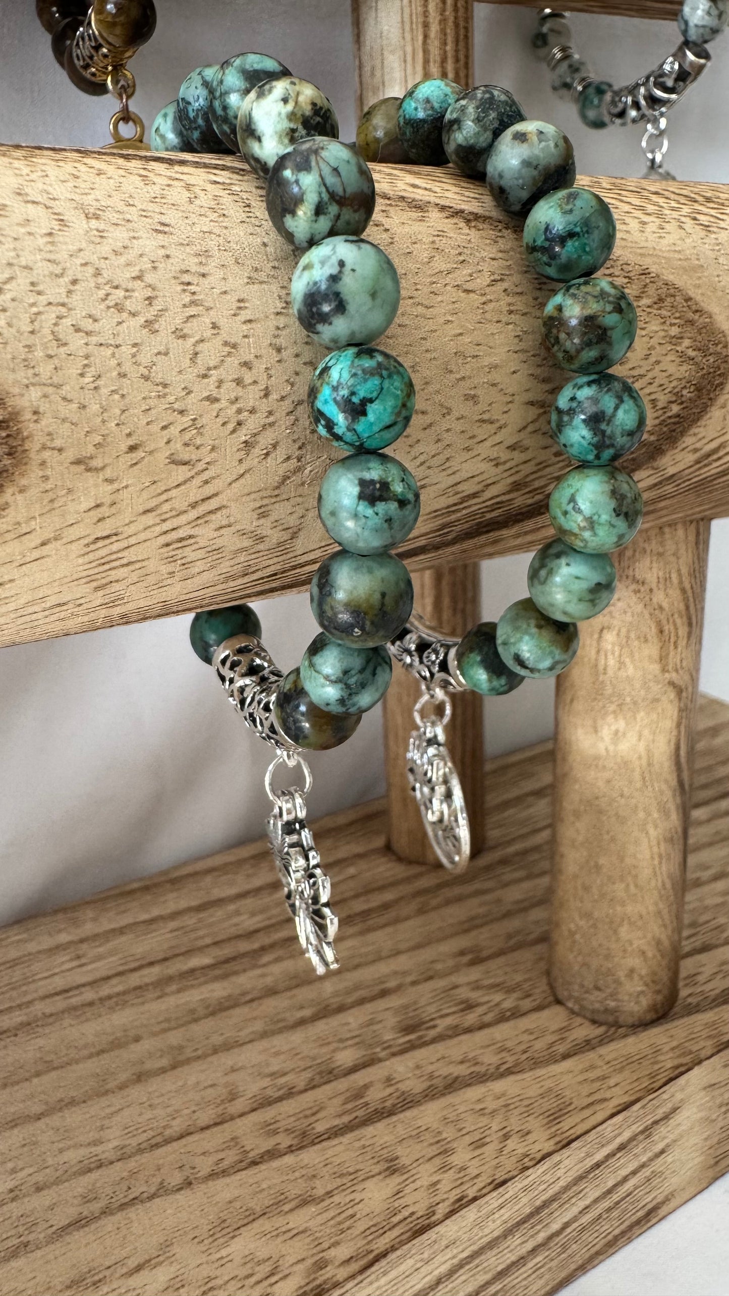 8mm Energy Crystal Bracelet – Strength & Grounding Collection