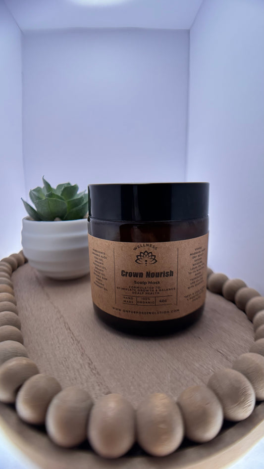 Crown Nourish Scalp Mask – 4oz Jar