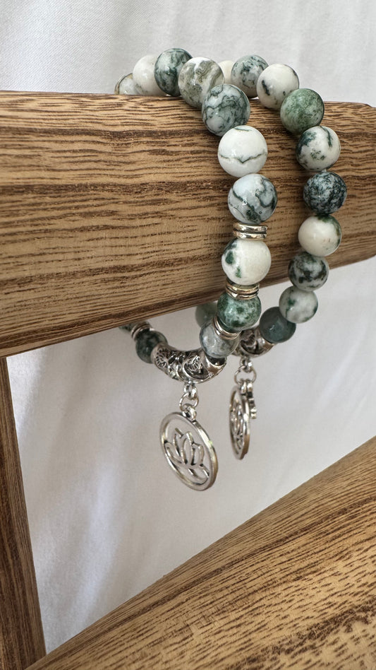 8mm Energy Crystal Bracelet – Strength & Grounding Collection