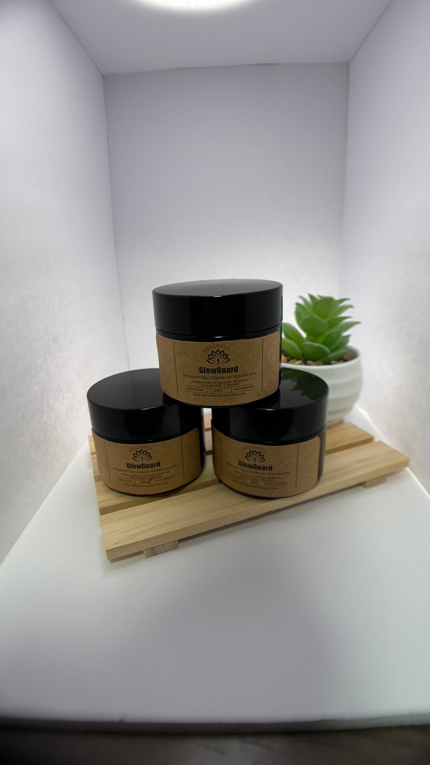 GlowGuard Whipped Day Cream with Natural SPF - 1oz