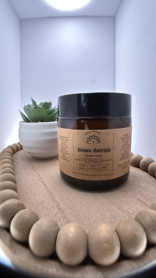 Crown Nourish Scalp Mask – 4oz Jar