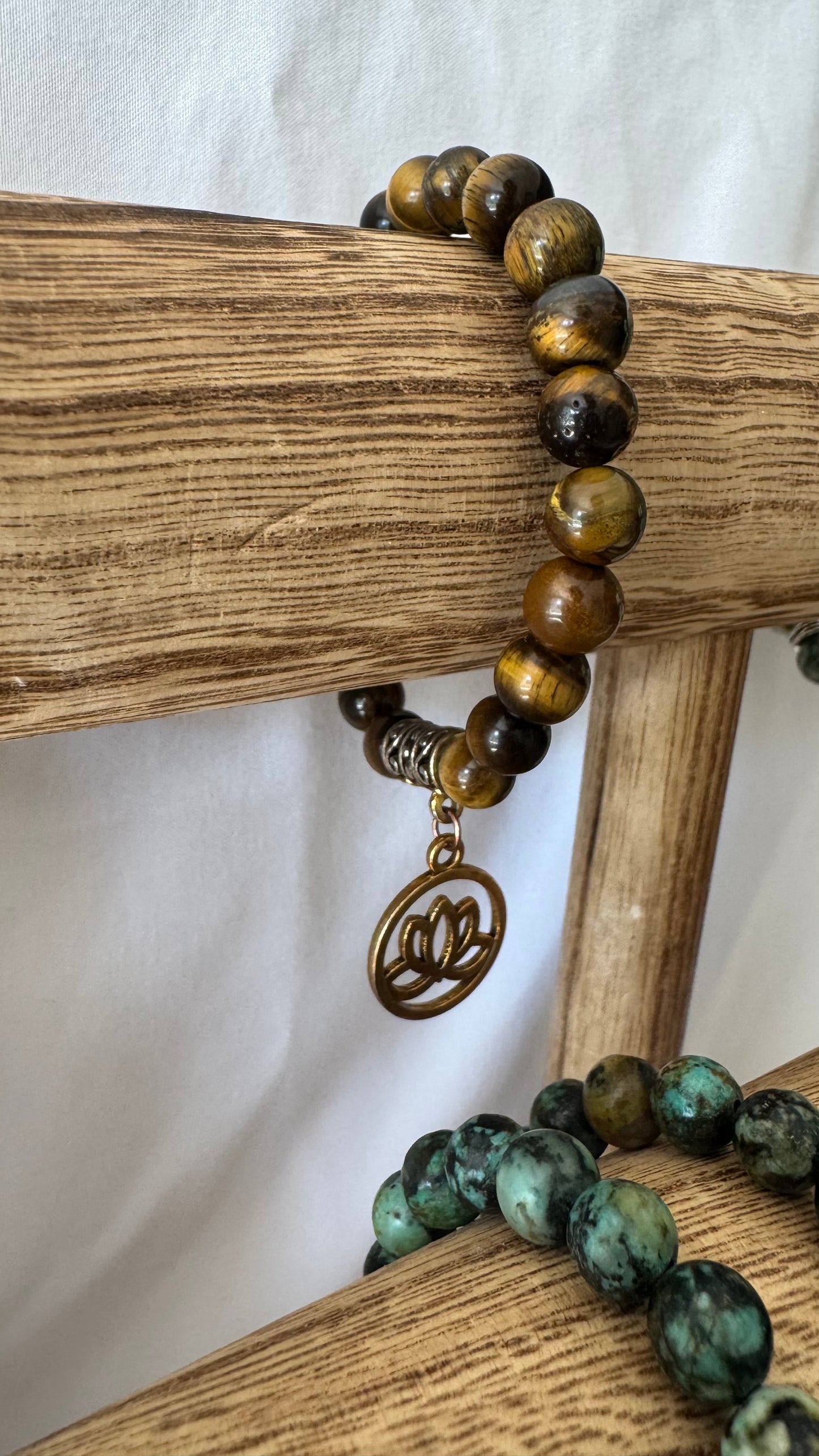 8mm Energy Crystal Bracelet – Strength & Grounding Collection