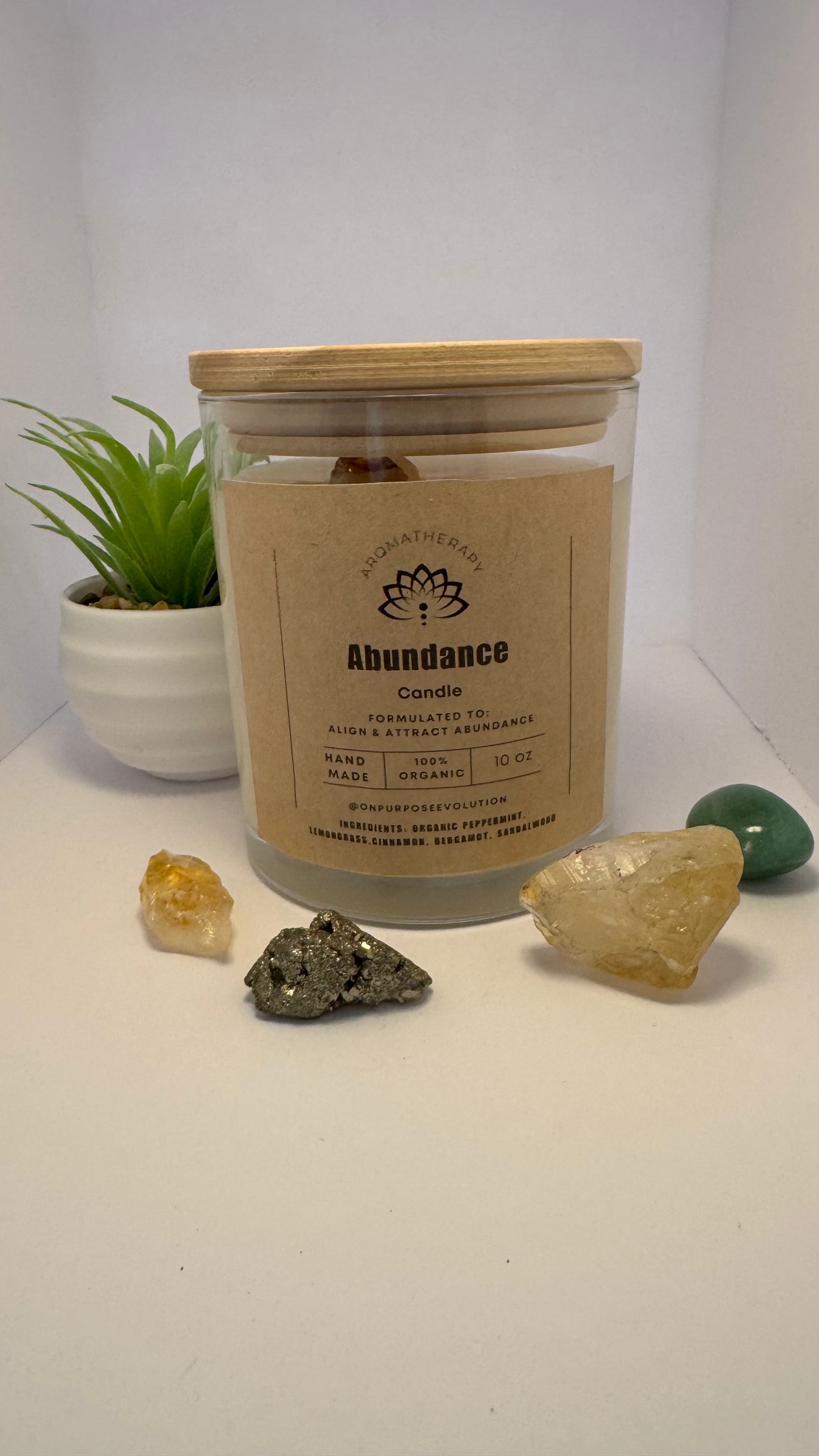 OPE Signature Abundance Candle – Ignite Prosperity