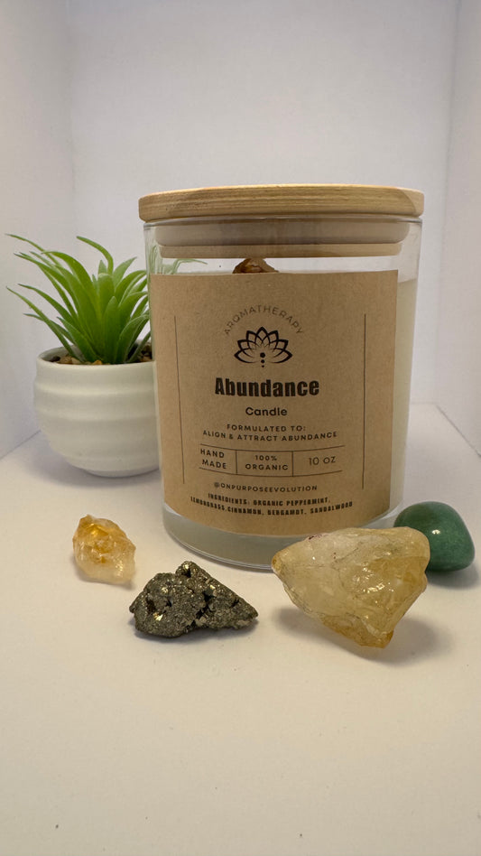 OPE Signature Abundance Candle – Ignite Prosperity